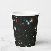 Gobelets En Papier Étoiles et galaxies profondes (Recto)
