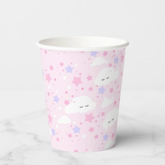 Gobelets En Papier Etoiles et nuages (Verso)