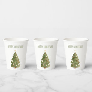 Gobelets En Papier Étoiles pour sapins de Noël