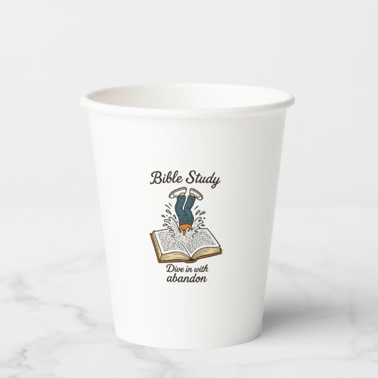 Gobelets En Papier Étude de la Bible Mug (Recto)