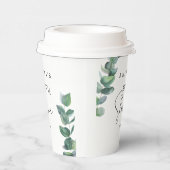 Gobelets En Papier Eucalyptus - douche nuptiale (Droite)