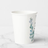 Gobelets En Papier Eucalyptus greenary wedding paper cop (Droite)