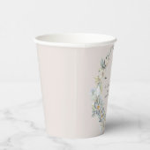 Gobelets En Papier Eucalyptus Oval Wreath Funérailles tasse de papier (Droite)