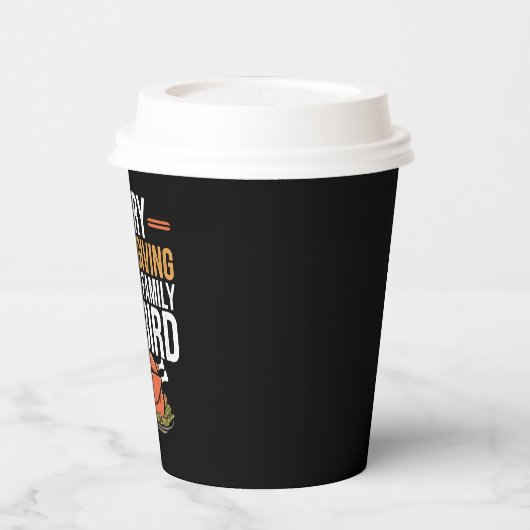 Gobelets En Papier Every Thanksgiving (Gauche)