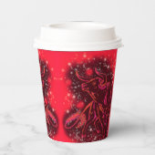 Gobelets En Papier Exécution de tasses de papier Red Bull (Verso)