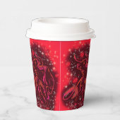 Gobelets En Papier Exécution de tasses de papier Red Bull (Droite)