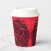 Gobelets En Papier Exécution de tasses de papier Red Bull (Recto)