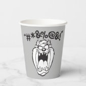 Gobelets En Papier Exemplaires de crie TAZ™ (Verso)