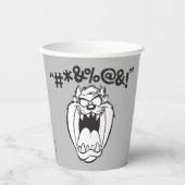 Gobelets En Papier Exemplaires de crie TAZ™ (Recto)