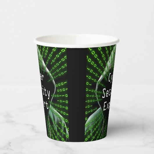 Gobelets En Papier Expert en cybersécurité (Gauche)