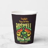 Gobelets En Papier Explorez le folklore OVNI à Roswell ! (Verso)