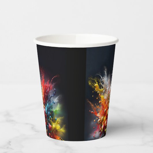 Gobelets En Papier Explosion de fruits (Gauche)