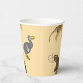 Gobelets En Papier Extinct Animals  (Droite)