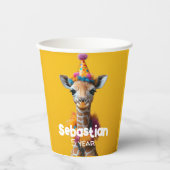 Gobelets En Papier Extravaganza Giraffe (Recto)