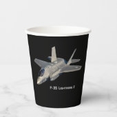 Gobelets En Papier F-35 Lightning II Panther Jet Fighter (Recto)
