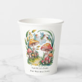 Gobelets En Papier Fairy First Girl Birthday Party (Recto)