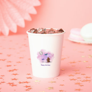 Gobelets En Papier Fairy Garden Birthday Paper Cups