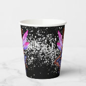 Gobelets En Papier Fairy string lumières afro-américaine fille noire (Gauche)