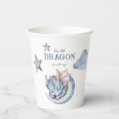 Gobelets En Papier Fairytale Dreamy Dragon Baby Shower (Verso)