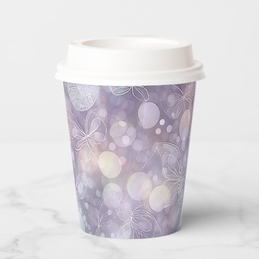 Gobelets En Papier Fairytale Floral 15 Quinceanera ID1030 (Verso)