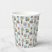 Gobelets En Papier Fairytale Princess and Knight Motif Paper Cup (Recto)
