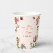 Gobelets En Papier Faisons flotter et tournoyer, anniversaire de jard (Verso)