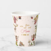 Gobelets En Papier Faisons flotter et tournoyer, anniversaire de jard (Recto)