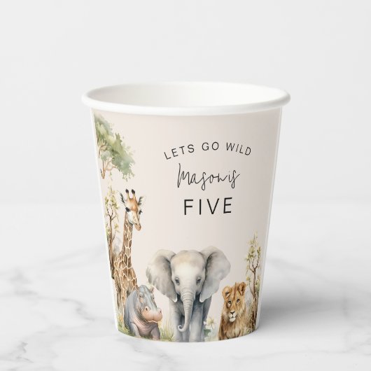 Gobelets En Papier Faisons sauter | Parti Anniversaire de enfant (Verso)