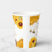 Gobelets En Papier Faites Pour Être | Réception De Mariage Tournesol  (Droite)