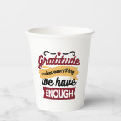 Gobelets En Papier Faith and Gratitude Artwork – Uplifting Christian (Recto)