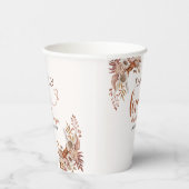 Gobelets En Papier Fall in Love Cute Fall Bridal Shower (Droite)