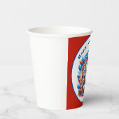 Gobelets En Papier Famille amis 4 juillet Red Party (Droite)