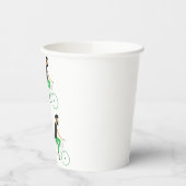 Gobelets En Papier Family Tandem Bicycle Cycling (Gauche)