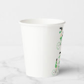 Gobelets En Papier Family Tandem Bicycle Cycling (Droite)