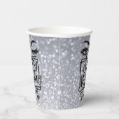 Gobelets En Papier Fancy Birthday Parties scintillant 18e | 21e | 30e (Droite)