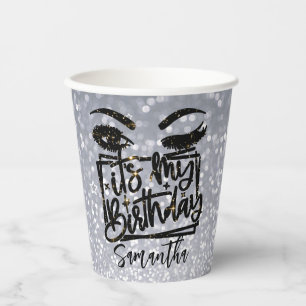 Gobelets En Papier Fancy Birthday Parties scintillant 18e   21e   30e