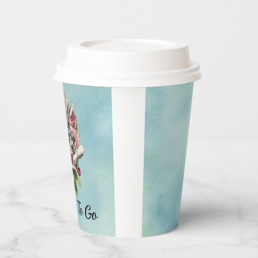 Gobelets En Papier Fancy Wonderland White Rabbit Tea Party Aller (Gauche)