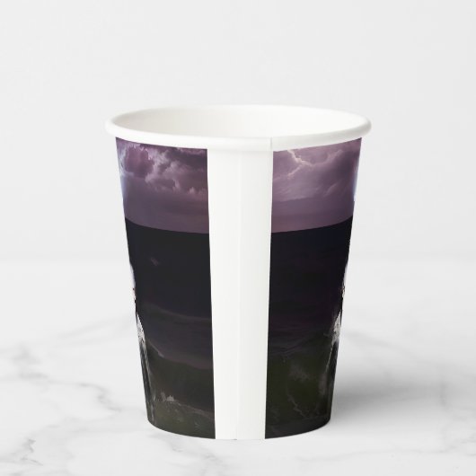 Gobelets En Papier Fantôme en mer - Peinture à l'huile (Droite)