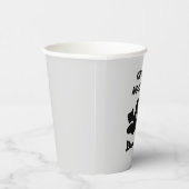 Gobelets En Papier fantôme noir (Droite)