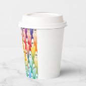 Gobelets En Papier Fantômes arc-en-ciel (Gauche)