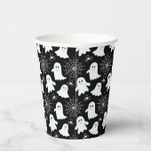 Gobelets En Papier Fantômes mignons | Araignées | Spider Webs Hallowe (Droite)