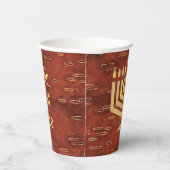 Gobelets En Papier Far North Chanukkah - écorce de Birch Intérieur (Droite)