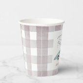 Gobelets En Papier Fast One Blue Race Car Boy 1er anniversaire (Droite)