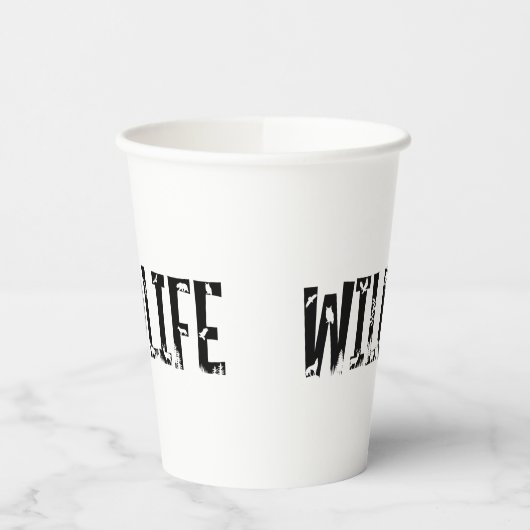 Gobelets En Papier Faune Extérieur Animaux Nature Tasse à papier de l (Gauche)