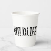 Gobelets En Papier Faune Extérieur Animaux Nature Tasse à papier de l (Recto)