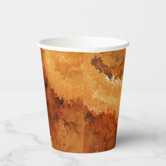 Gobelets En Papier Faux Burled Walnut (Droite)