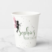 Gobelets En Papier Fée Whimsical fête d'anniversaire (Recto)