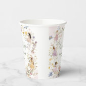 Gobelets En Papier Fées Fleur sauvage Fleurs de prairie Anniversaire (Gauche)