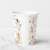 Gobelets En Papier Fées Fleur sauvage Fleurs de prairie Anniversaire (Droite)