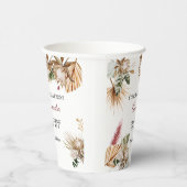 Gobelets En Papier Félicitations diplômé roi tropical Protéa (Droite)